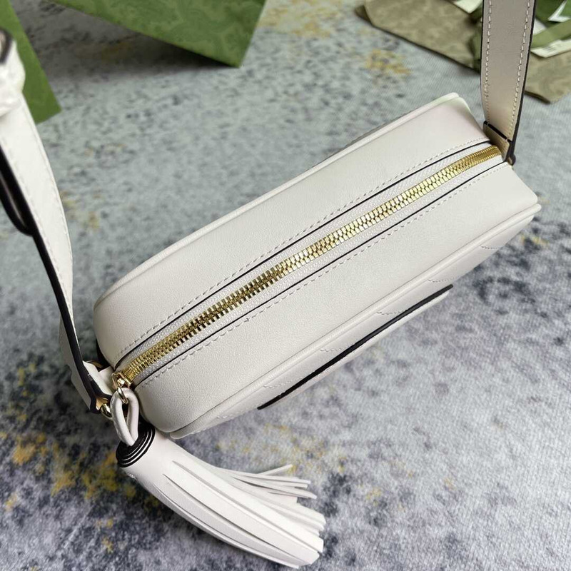 G*u*i blondie small shoulder bag white