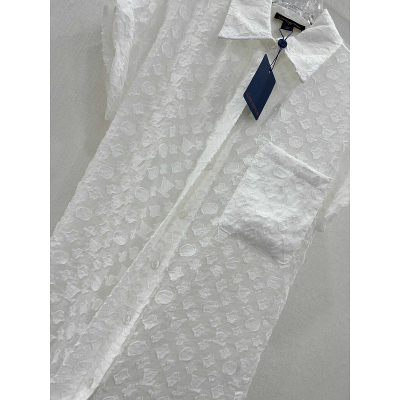 l**is V*t*n sleeveless shirt white