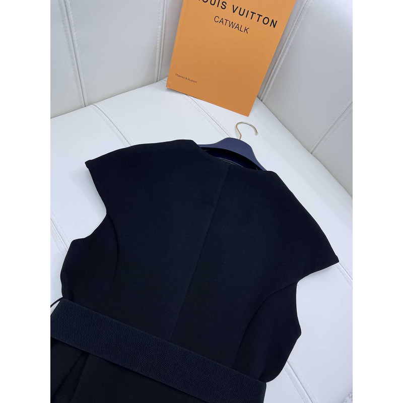 l**is V*t*n xxl detail cap sleeve dress black