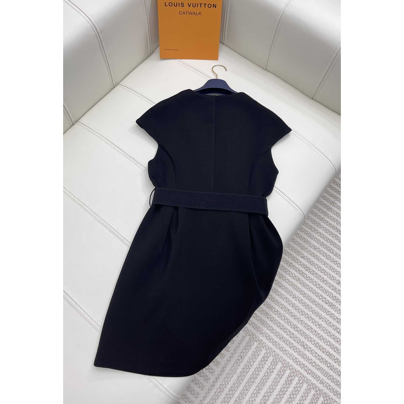 l**is V*t*n xxl detail cap sleeve dress black