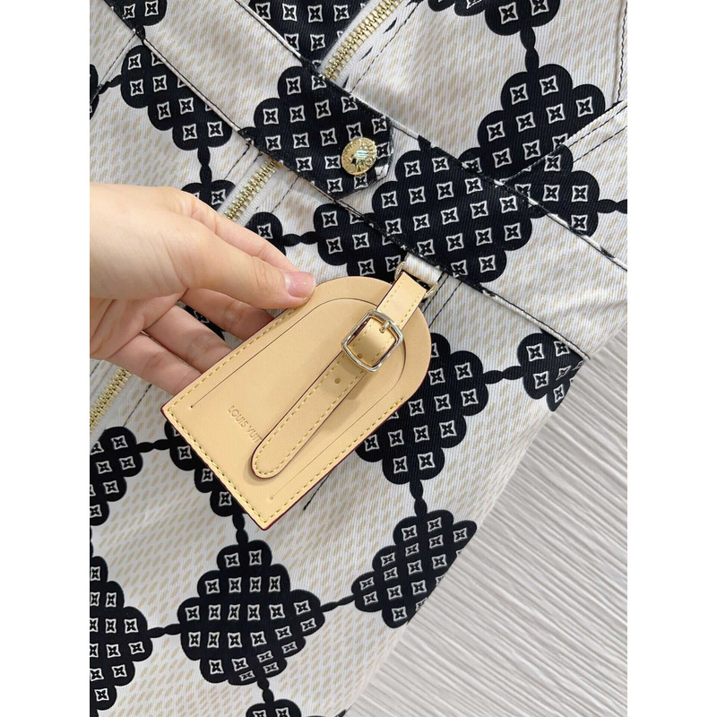 l**is V*t*n bubble damier xxl detail dress black and white