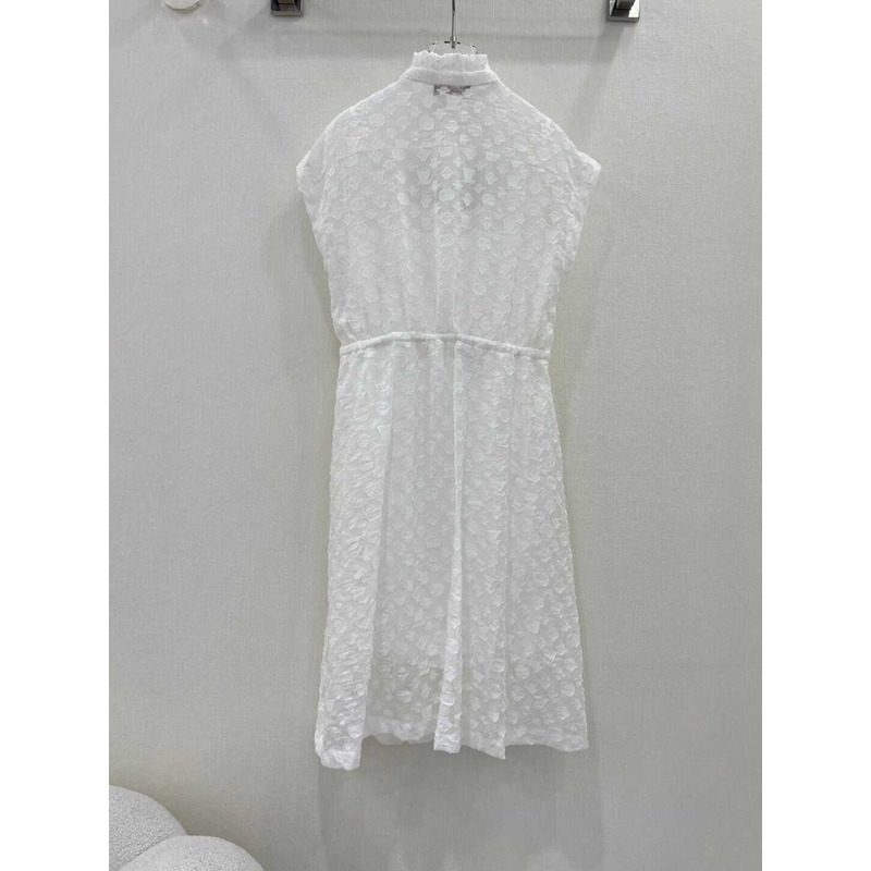 l**is V*t*n embroidered  dress white