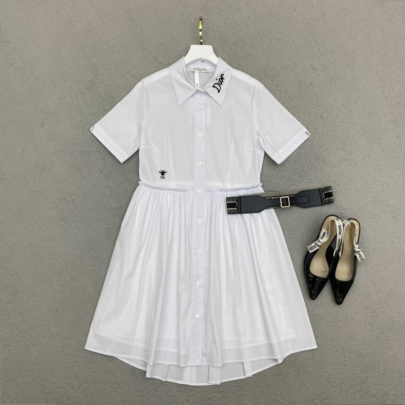 D*or french dress white