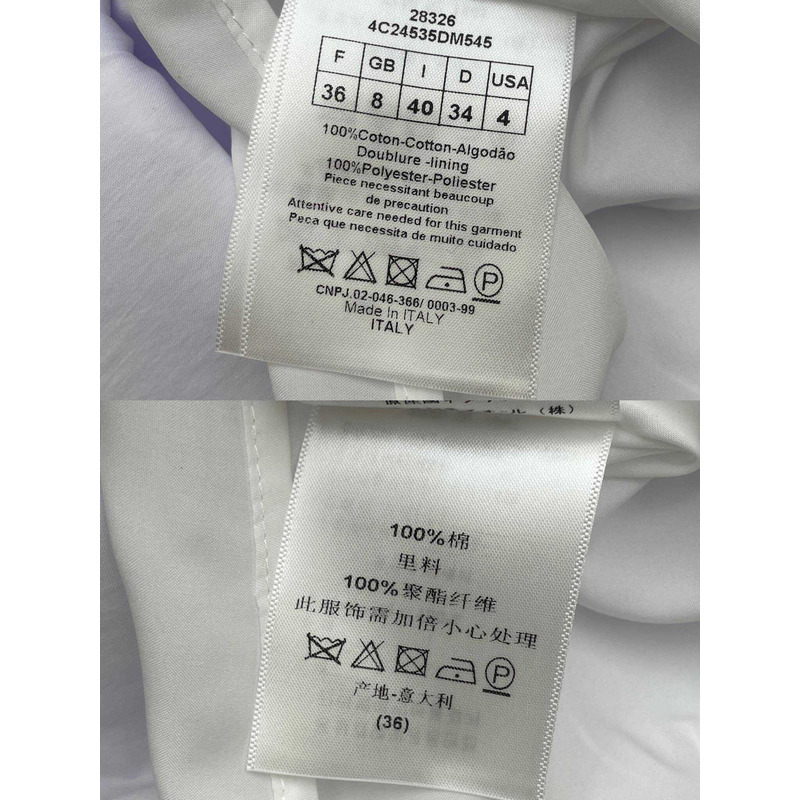 D*or french dress white