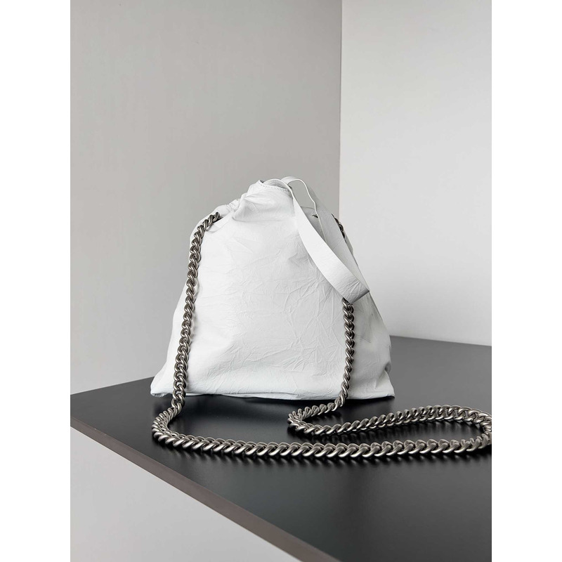 Ba*len*cia*ga small crush tote  white