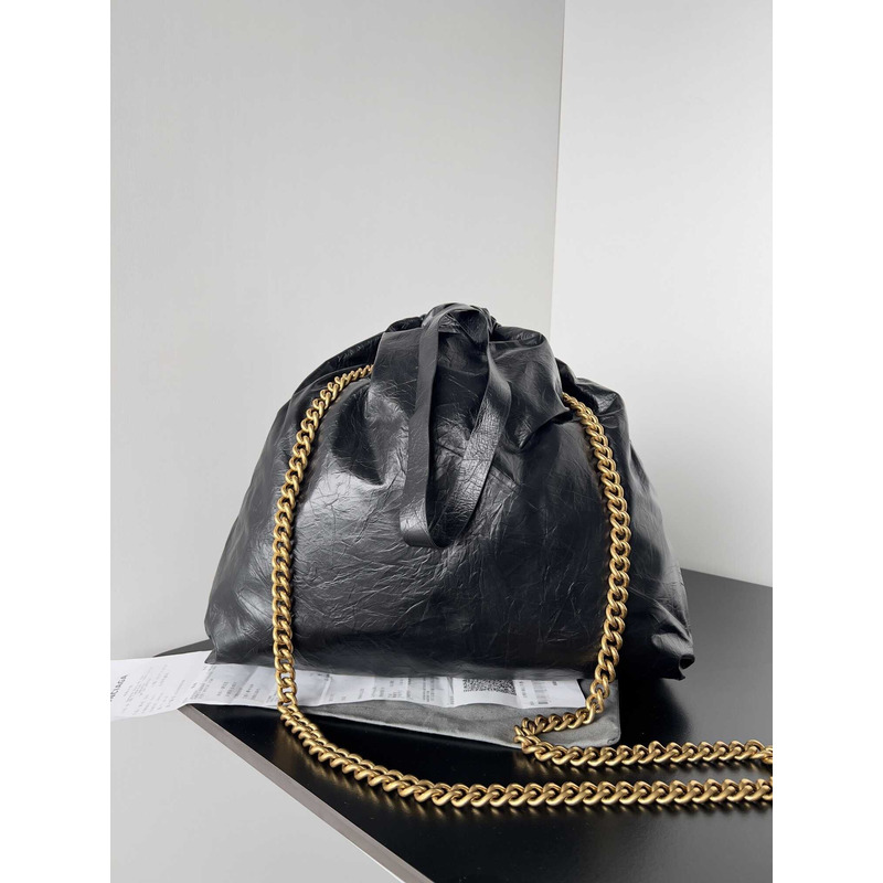 Ba*len*cia*ga medium crush tote black
