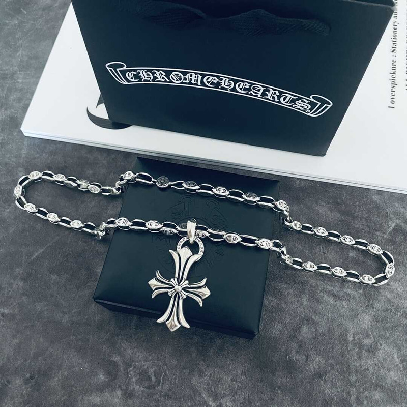 Chrome Heart Cross  Necklace