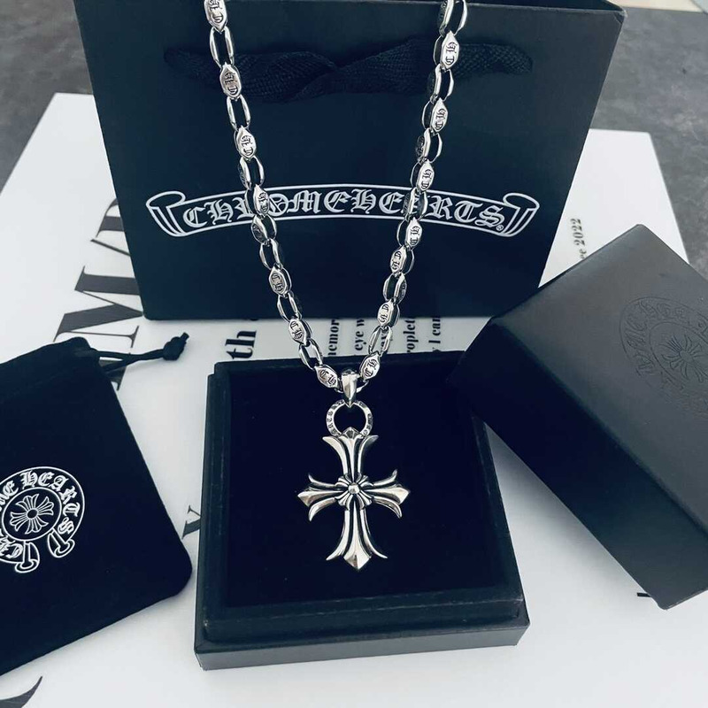 Chrome Heart Cross  Necklace