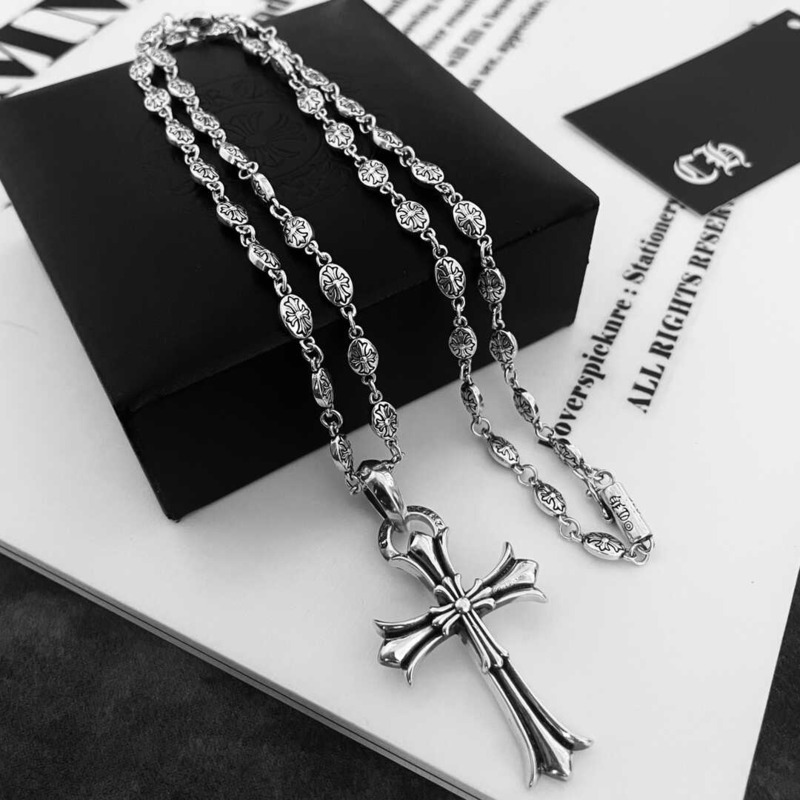 Chrome Heart Cross Necklace