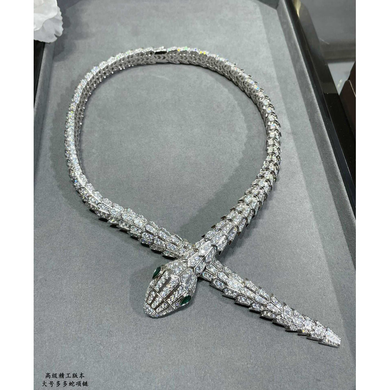 b*l*ai serpenti Di*m*nd necklace
