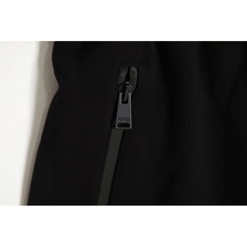 F**di bermuda shorts black jersey shorts