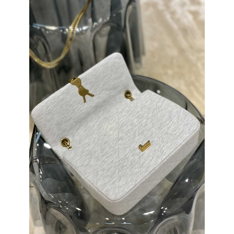 Saint Laurent Jamie Medium Shoulder Bag White