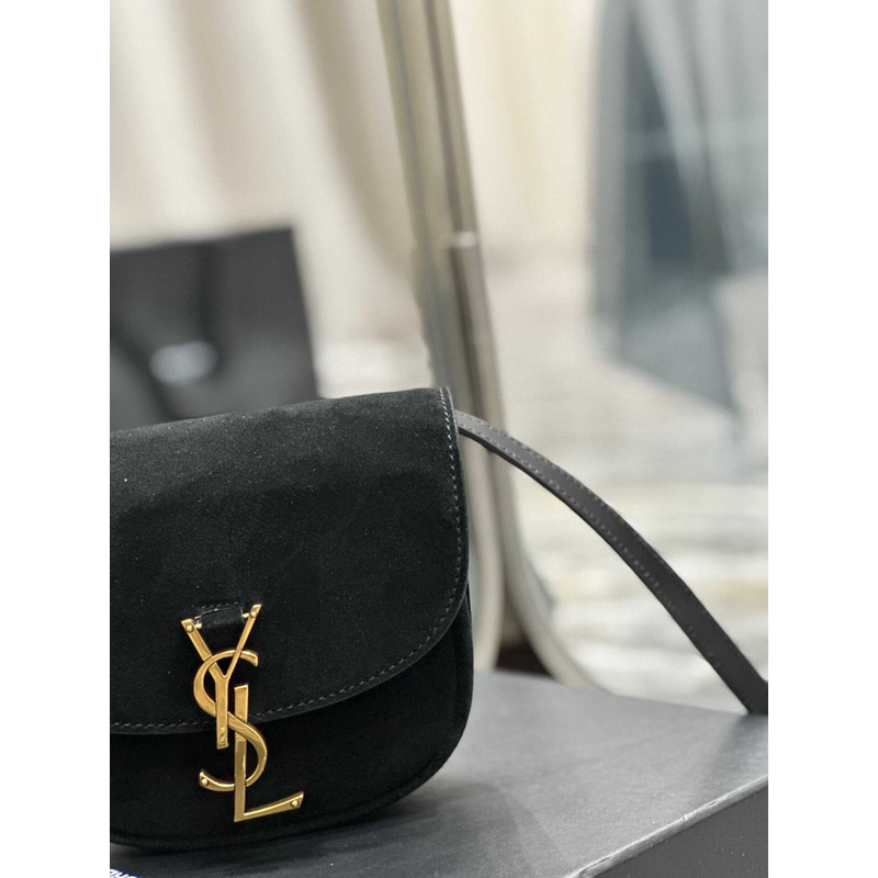 Saint Laurent Kaia Small Shoulder Bag IN Smooth Leather Black