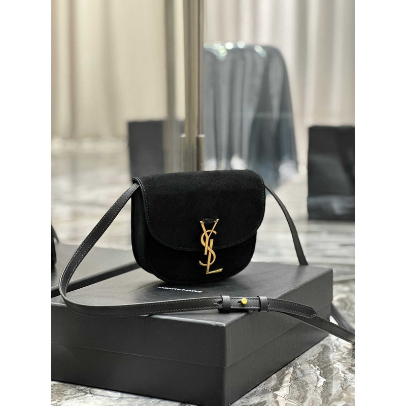 Saint Laurent Kaia Small Shoulder Bag IN Smooth Leather Black