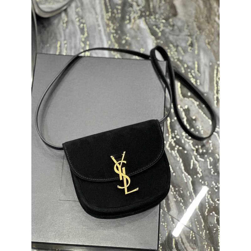 Saint Laurent Kaia Small Shoulder Bag IN Smooth Leather Black