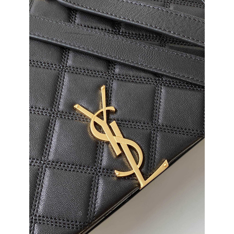 Saint Laurent Becky Shoulder Bag Black