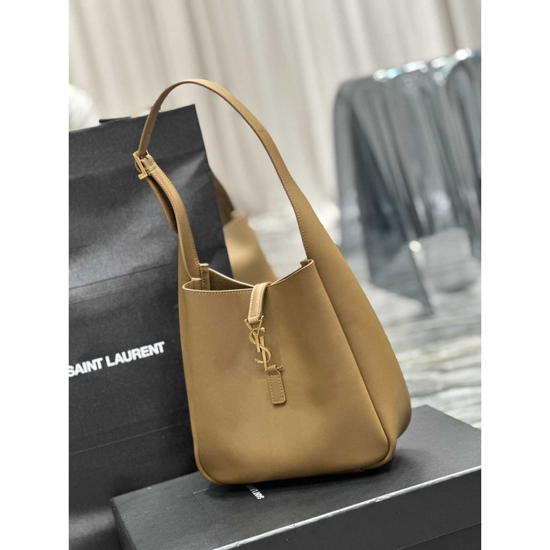Saint Laurent Le5a7 Hobo Bag Small Yellow