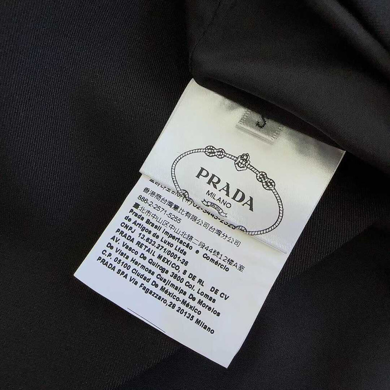 Pra*a mini skirt with straps black