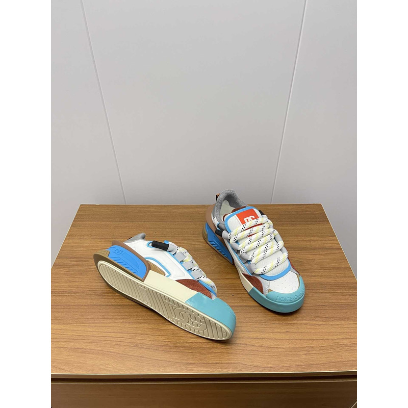 Dolce & Gabbana Blue Sneakers With Logo