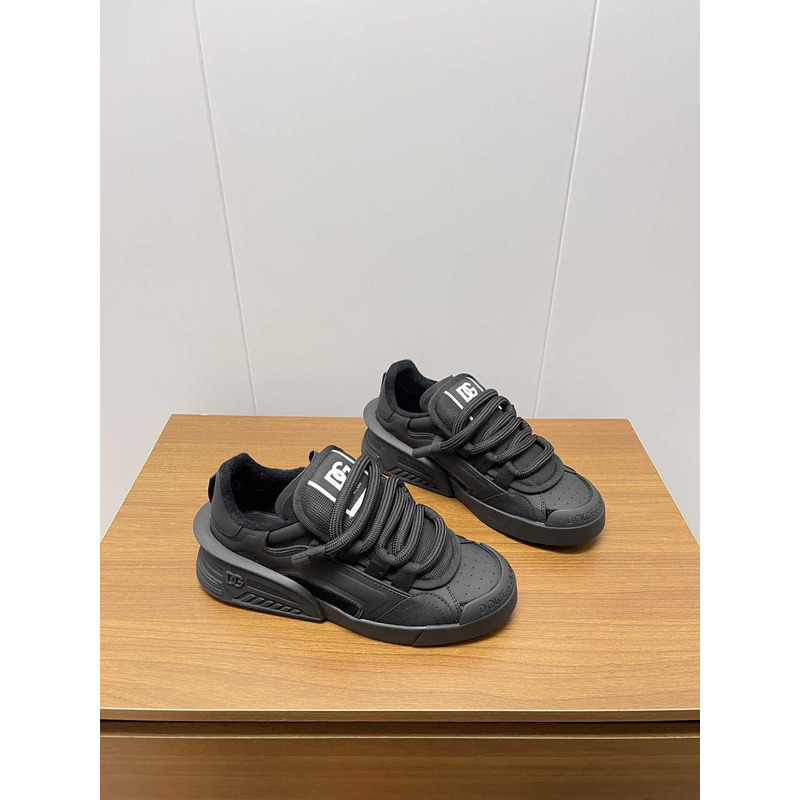 Dolce & Gabbana Black Sneakers With Logo