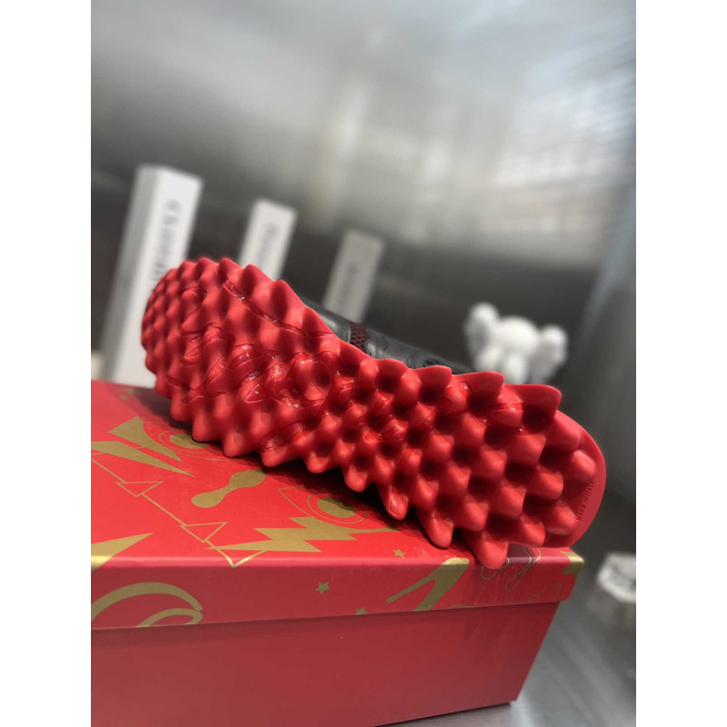 Ch**an louboutin loubishark crystal-embellished sneakers in black/loubi