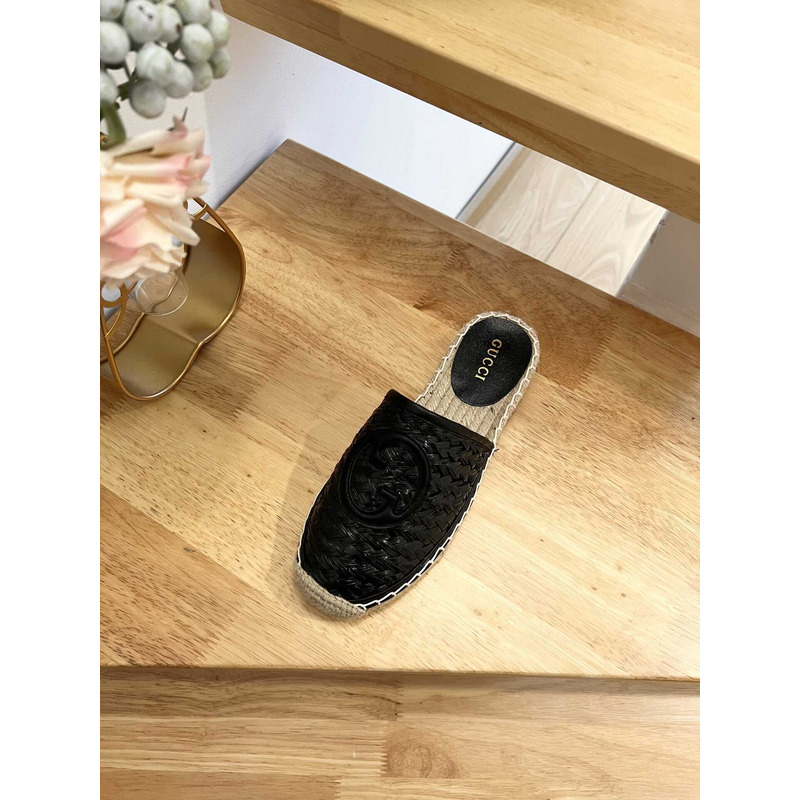 G*u*i interlocking g espadrilles black