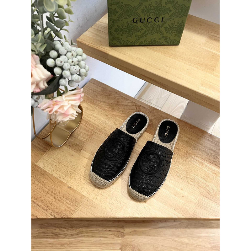 G*u*i interlocking g espadrilles black