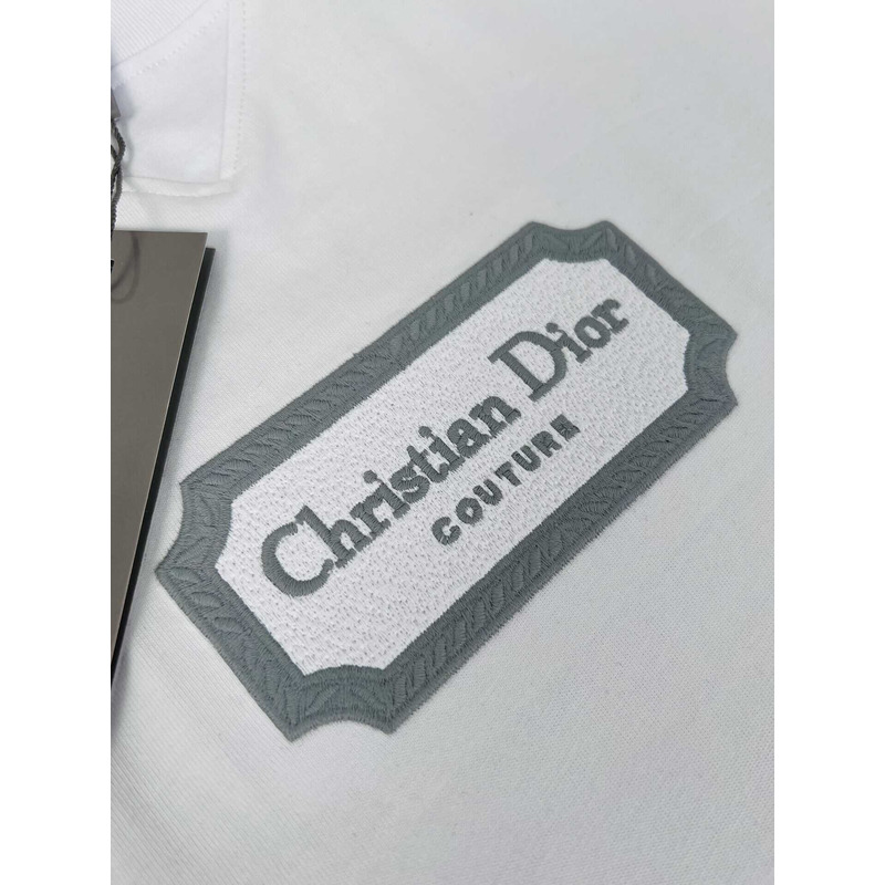 D*or logo cotton t-shirt white