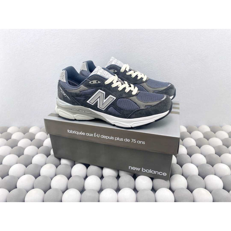 New Balance 990 Air Force In Suede/mesh Navy