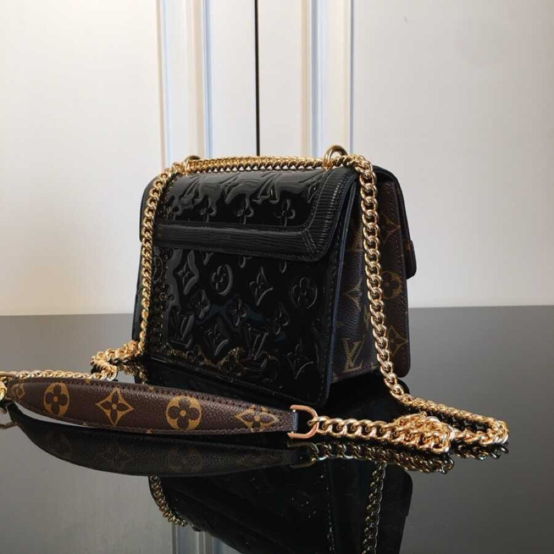 l**is V*t*n lv wynwood chain bag patent leather black
