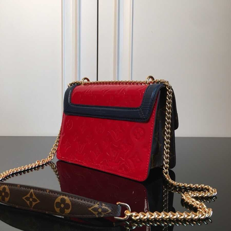 l**is V*t*n lv wynwood chain bag patent leather red