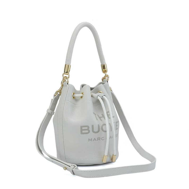 Marc Jacobs The Leather Bucket Bag White