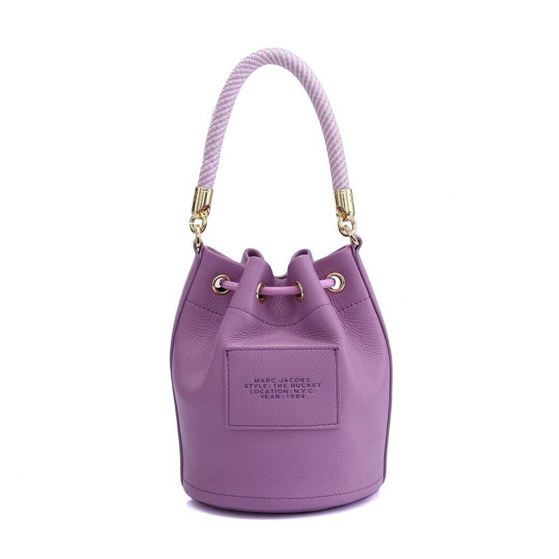 Marc Jacobs The Leather Bucket Bag Purple