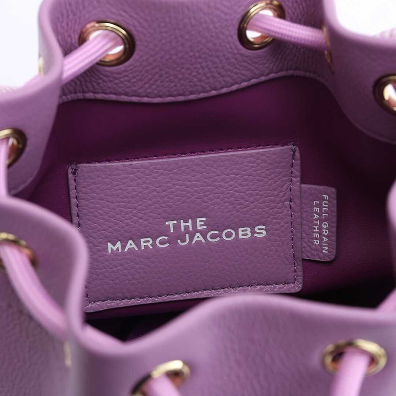 Marc Jacobs The Leather Bucket Bag Purple