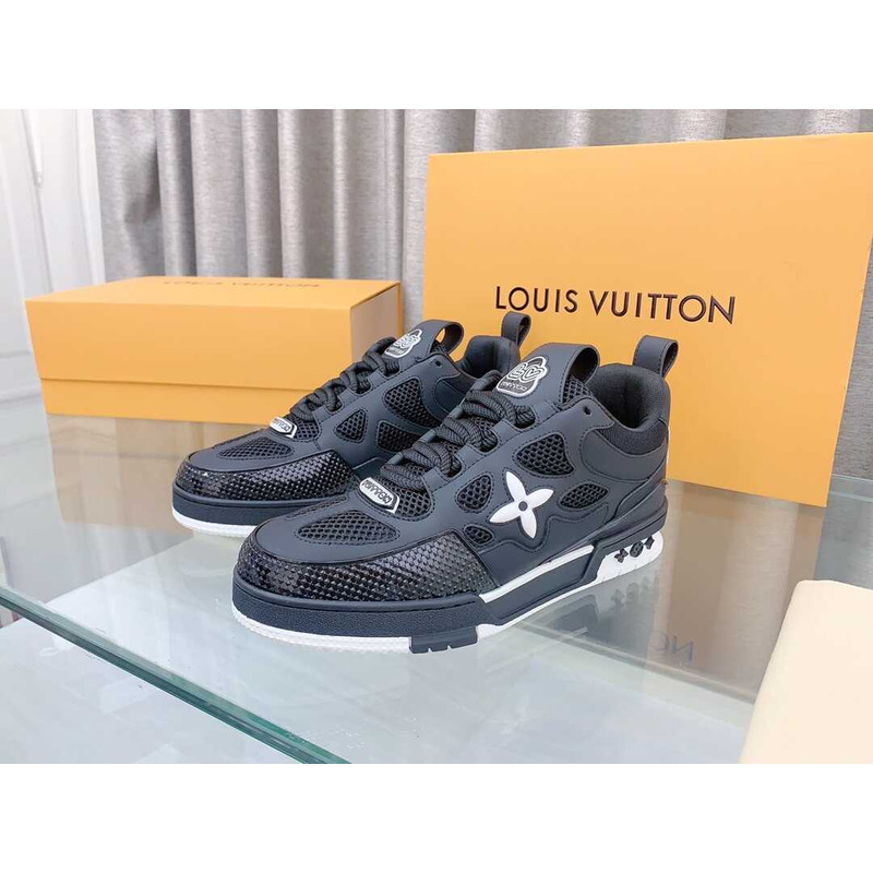 l**is V*t*n lv skate sneaker black