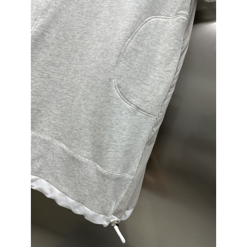 Pra*a logo cottton dress white