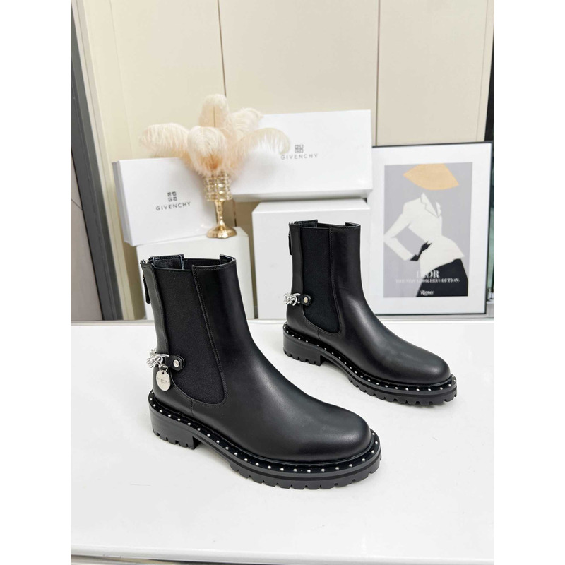 Givenchy Chelsea Chain Boots Black