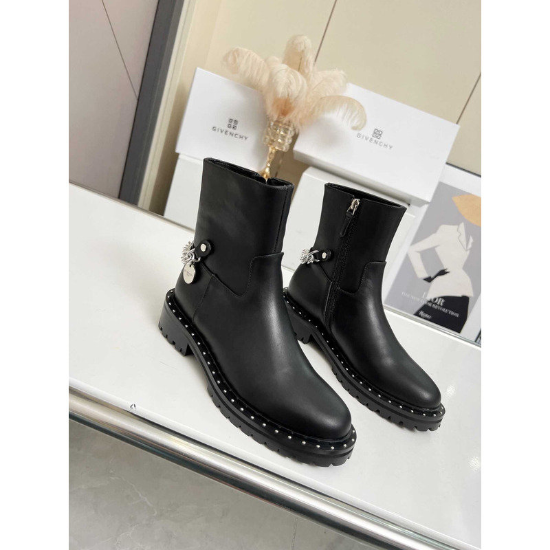 Givenchy Chain Boots  Black
