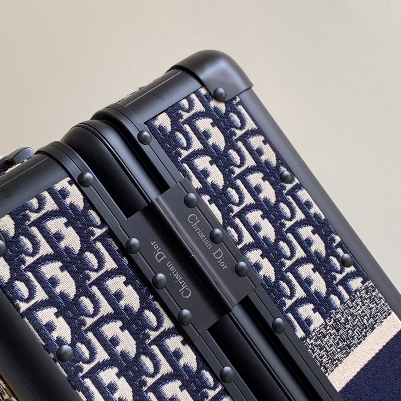 D*or luggage box suitcase blue