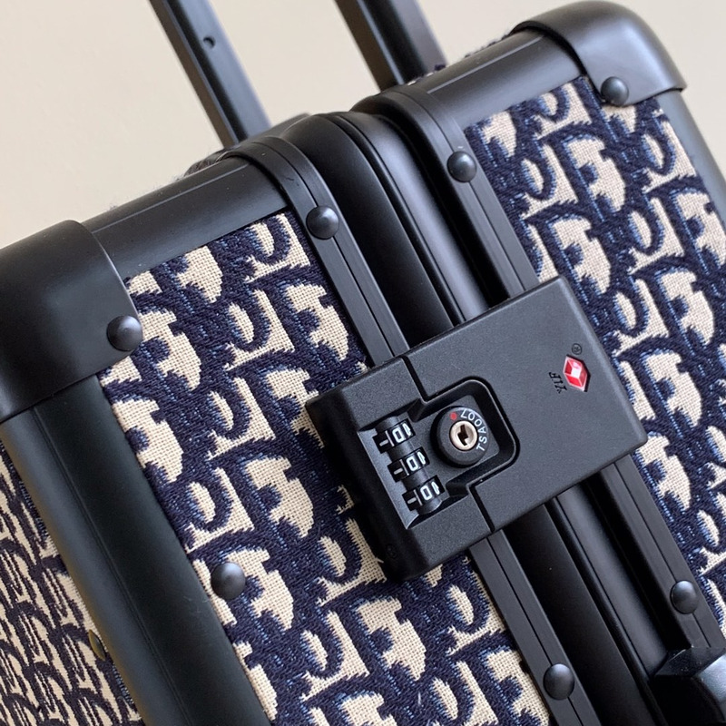 D*or luggage box suitcase blue