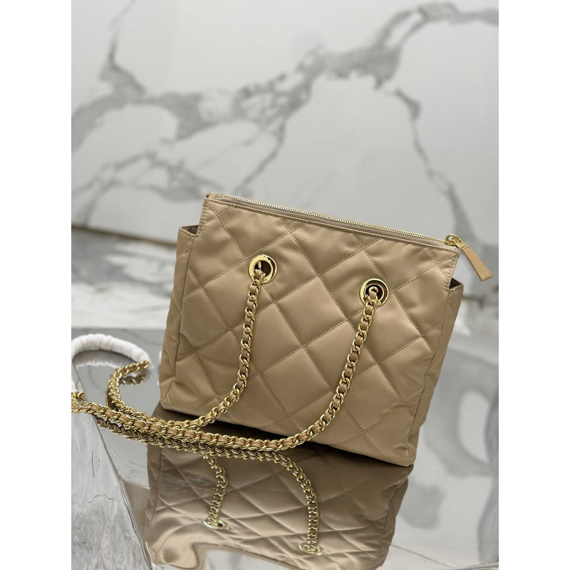 Pra*a re-nylon recycled nylon tote bag beige