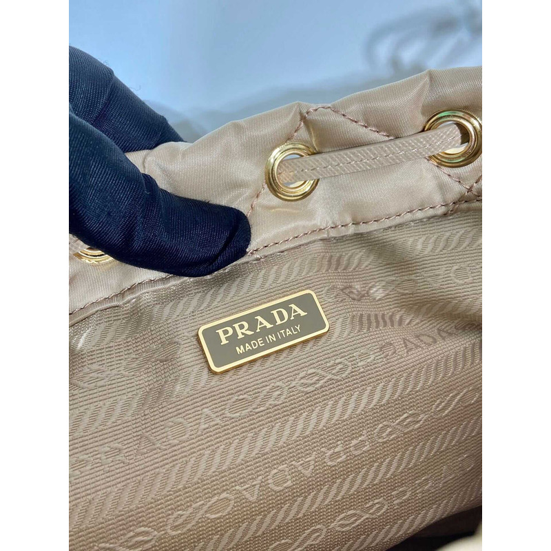 Pra*a re-nylon shoulder bag desert yellow