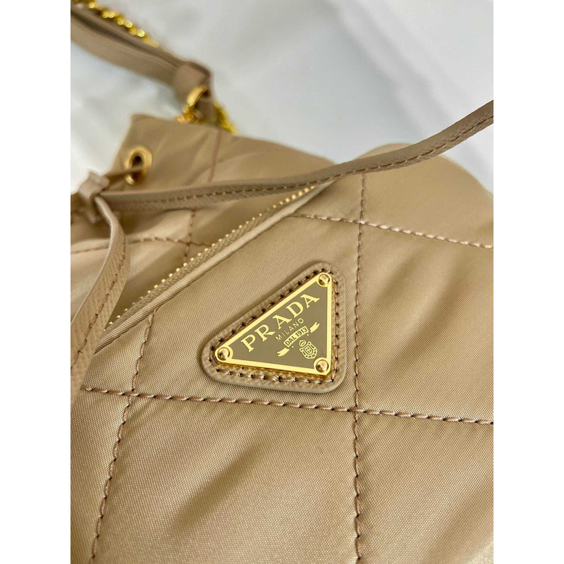 Pra*a re-nylon shoulder bag desert yellow