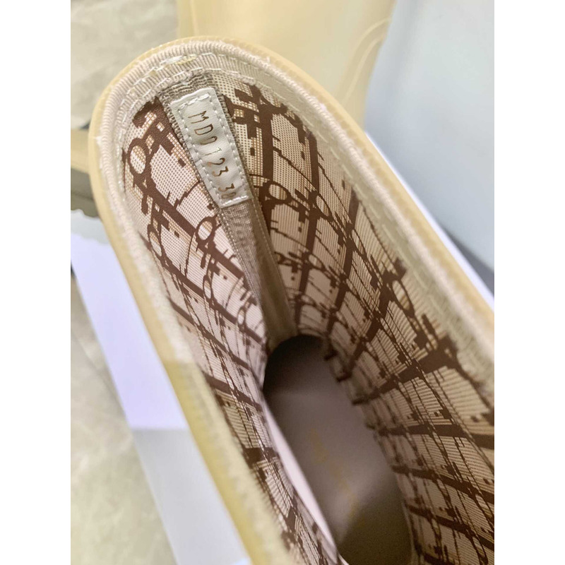 D*or union limited rain boots beige and army green