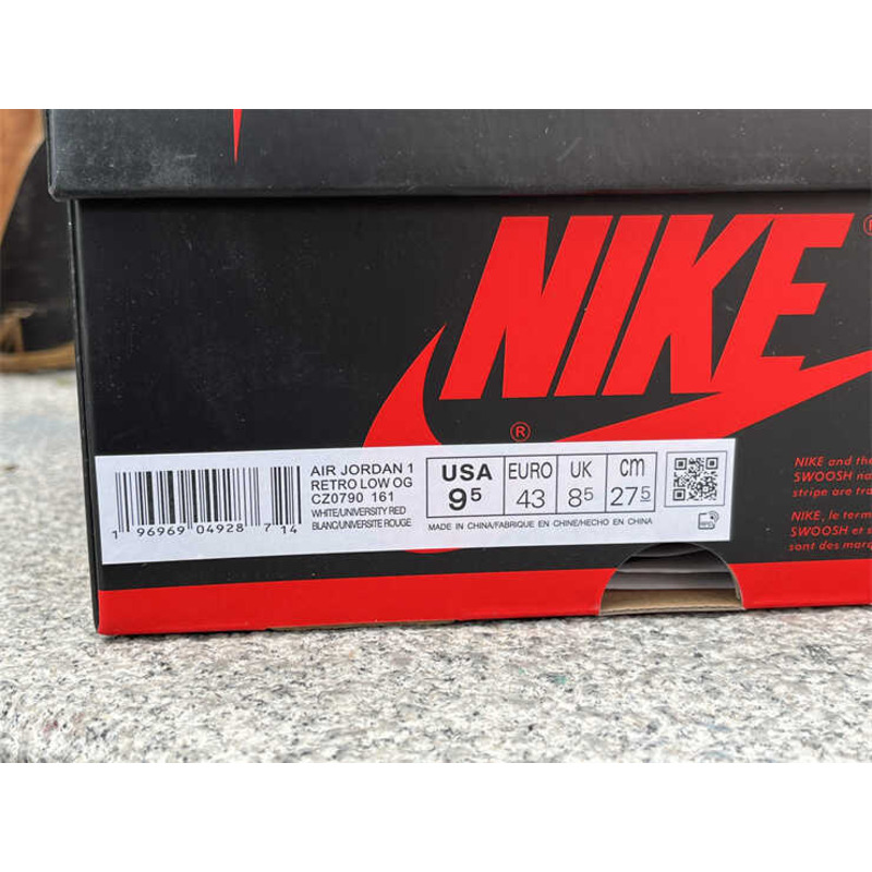 Air Jordan 1 Low OG “University Red”