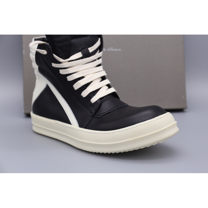 Rick Owens Geobasket High Top Sneakers Black
