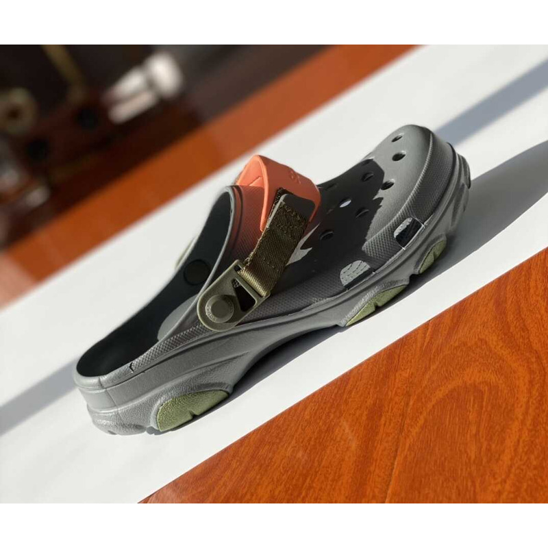 Cr*0*s classic all terrain sandals gray