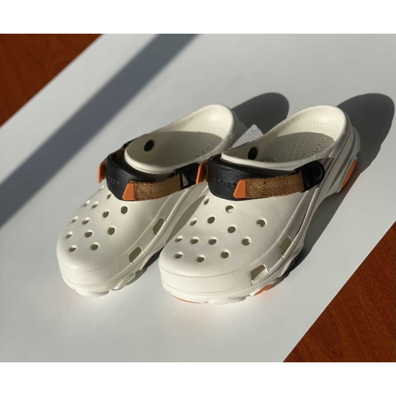 Cr*0*s classic all terrain sandals white