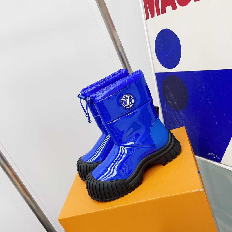 l**is V*t*n ruby flat half boot blue