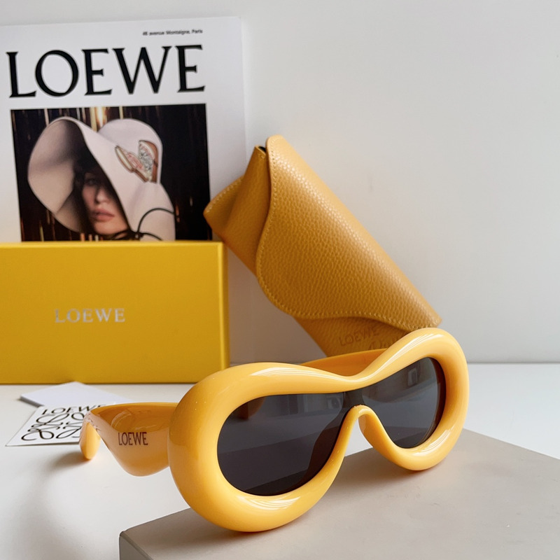 Loewe Retro Futurism Sunglasses- Yellow